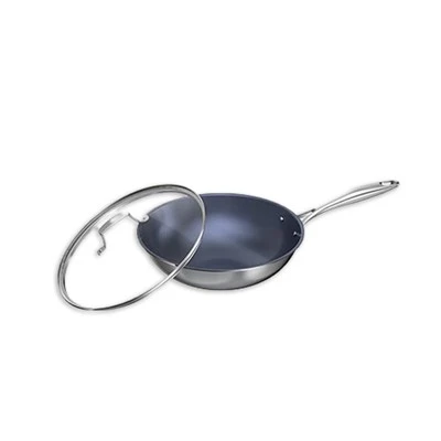 Titánový trimetalický wok 34 cm
